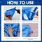 Star Balloons, 10 pcs Red Blue Silver, 18" Aluminum Foil, Self-Sealing, for Helium, Party Decorations, Wide Occasions